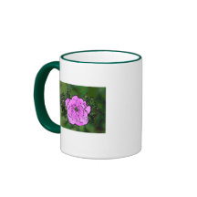 Color de rosa púrpura taza