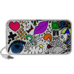 Color doodles travelling speaker