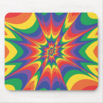 Color Explosion: Abstract Art: Mousepad