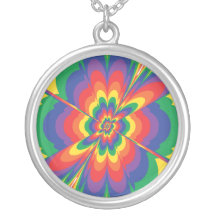 Color Explosion: Abstract Art: Necklace
