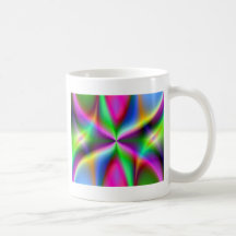 Color Explosion Rainbow Fractal Art Gifts Coffee Mug