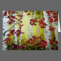 Color Fall Colors Card