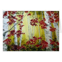 Color Fall Colors Card