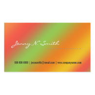 color fantasy elegant profile cards. business card