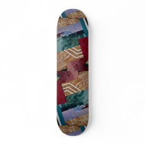 Color fever , abstract art skateboard deck