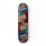 Color fever , abstract art skateboard deck