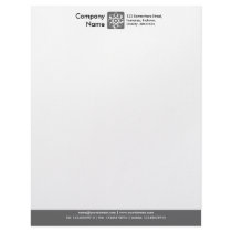 Color Footer - Gray letterhead