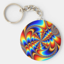 Color Fun - Fractal Key Chain