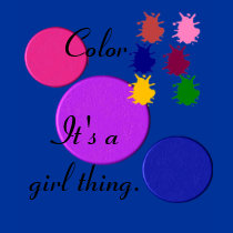 Color girl thing t-shirts