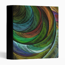 Color Glory Abstract Art Binder