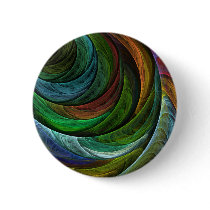Color Glory Abstract Art Button (round)