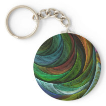 Color Glory Abstract Art Keychain