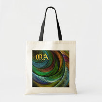 abstract, art, fine art, cool, modern, monogram, grocery, beach, bag, Taske med brugerdefineret grafisk design
