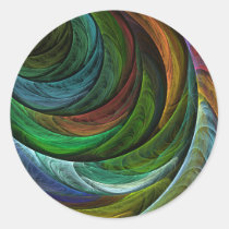 color, glory, abstract, art, round, sticker, Klistermærke med brugerdefineret grafisk design
