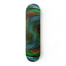 Color Glory Abstract Art Skateboard