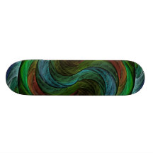 Color Glory Abstract Art Skateboard