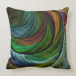 Color Glory Abstract Art Throw Pillow