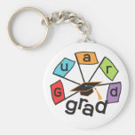 Color Guard Graduate Key Chain