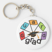 Color Guard Graduate Key Chain
