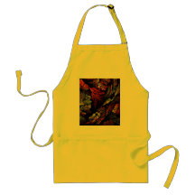 Color Harmony Abstract Art Apron