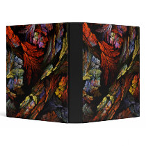 Color Harmony Abstract Art Binder
