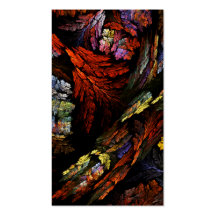 Color Harmony Abstract Art Business Card