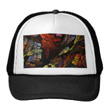 Color Harmony Abstract Art Hat