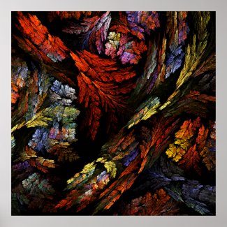 Color Harmony Abstract Art Print print