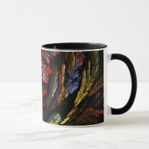 abstract, art, abstracts, coffee, coffee art, fine art, cool, office, color, design, digital art, painting, colorful, fractal, fantasy, nature, Caneca com design gráfico personalizado