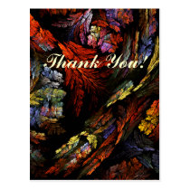 abstract, art, fine art, thank, you, modern, cool, artistic, postcard, Postkort med brugerdefineret grafisk design