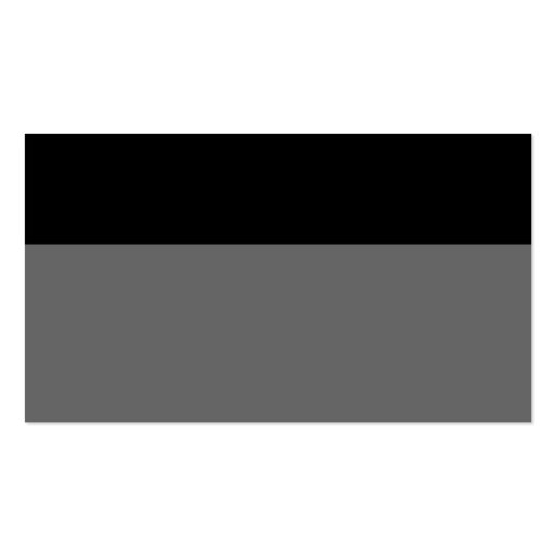 Color Header - Black and Gray Business Card Templates (back side)