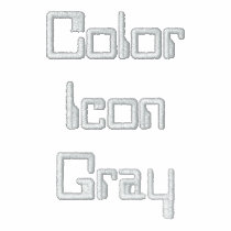 Color Icon Gray embroidered shirts