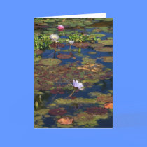 "Color in the Pond" Greeting Card