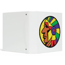 Color Indian Head Vinyl Binder
