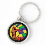 Color Indian Head Keychains