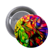 Color Kaleidoscope Fashion Pinback Button
