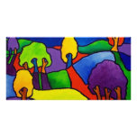 Color Landscape by Piliero Custom Photo Card