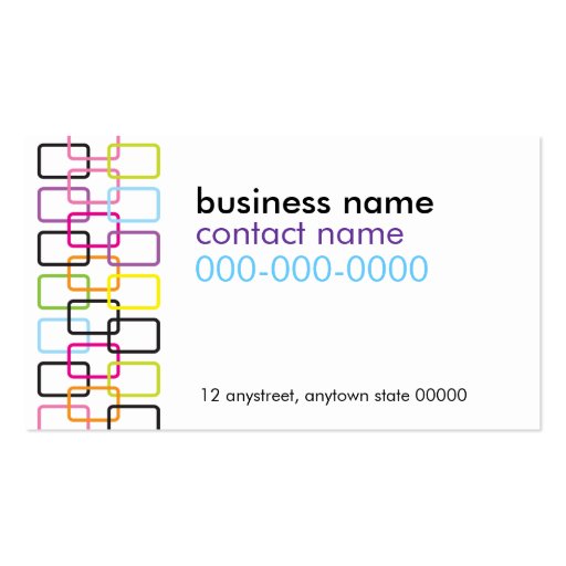 Color Links Business Card (front side)