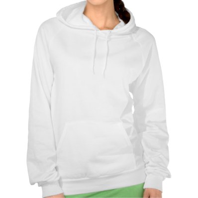 Color Logo- Women&#39;s American Apparel hoodie