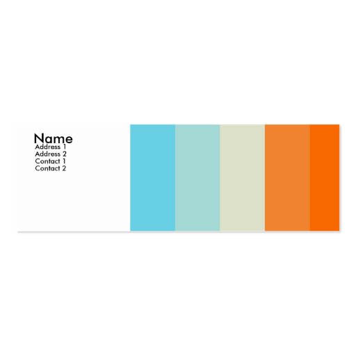 Color loving - Customized Business Card Templates (front side)