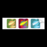 Color Mania : Inflamed in Romance bumper stickers