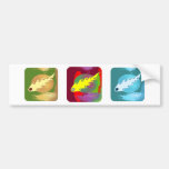 Color Mania : Inflamed in Romance Bumper Stickers