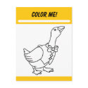Color Me Activity Card postcards by DrDorian Color Me Activity Card postcards