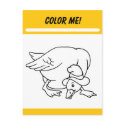 Color Me Activity Card postcards by DrDorian Color Me Activity Card postcards