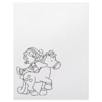 Color Me Angel Baby Backward Ride Letterhead