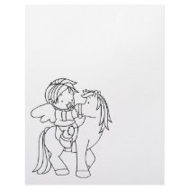 Color Me Angel Baby Look at Me Customized Letterhead