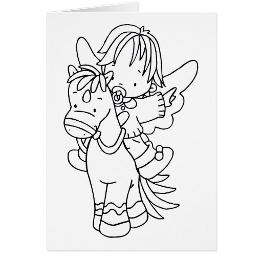 baby angel coloring pages - photo #13