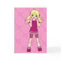 Color Me Anime Birthday Card