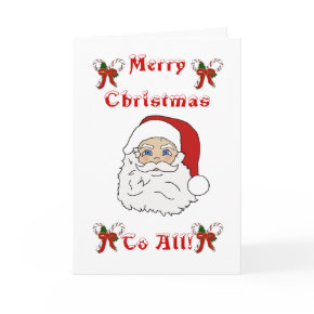 Color Me Christmas Greeting Card card