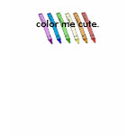 "color me cute." tank-top t-shirts